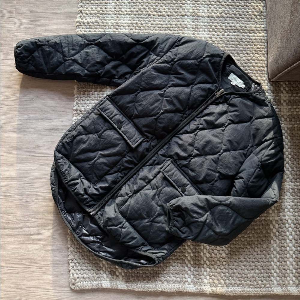 Black Quilted Jacket